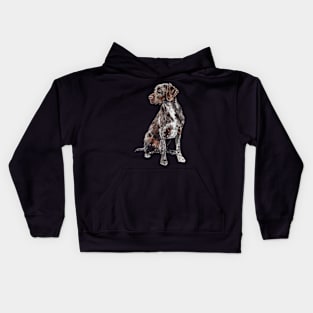 German Longhaired Pointer Kids Hoodie